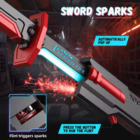 Kids Multi-Color Battle Laser Sword With Smoke