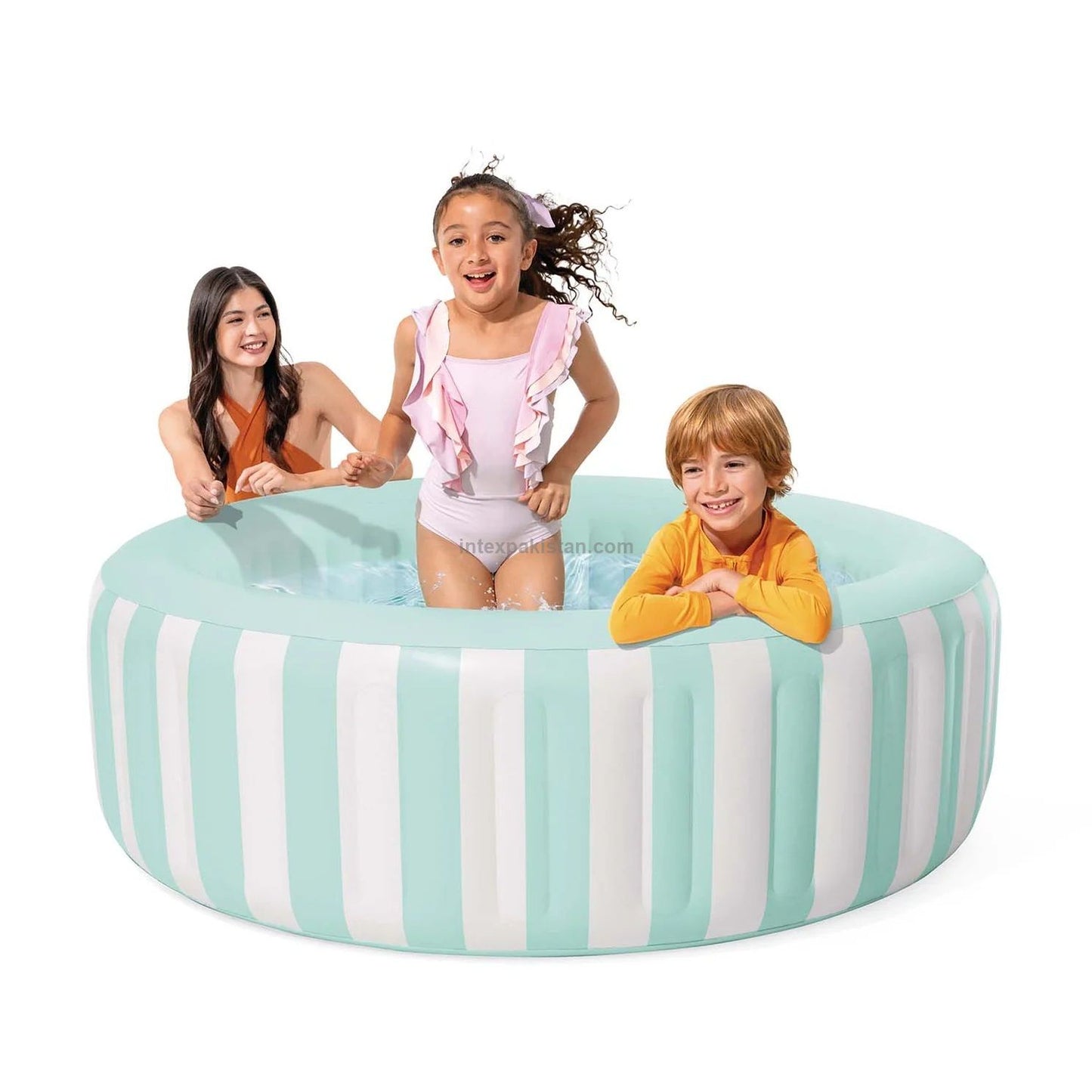 INTEX Coastal Luxe Cabana – Premium Inflatable Family Pool (66" x 21") (1.68m x 53cm)