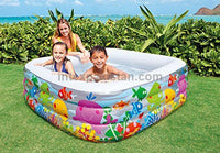 INTEX Swim Center Clear View Aquarium Pool ( 62.5" L x 62.5" W X 19.5" H )