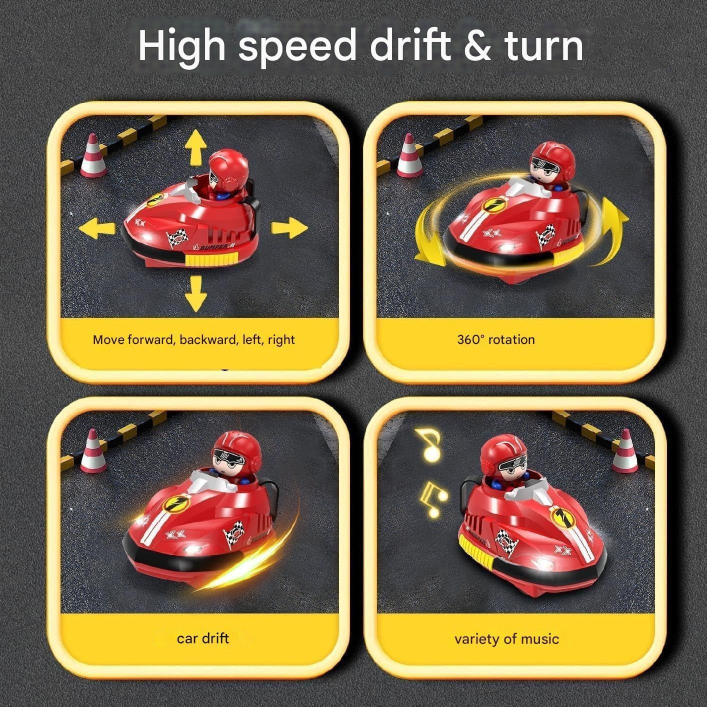 Remote Control Super Battle Bumper Cars